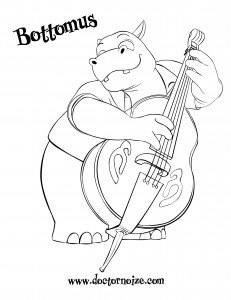 Bottomus Coloring Page