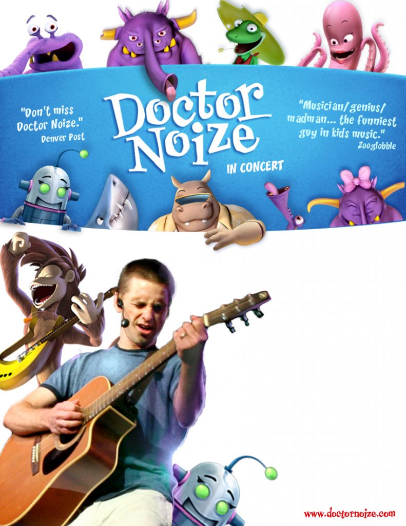 Blue Letter-Size Show Poster